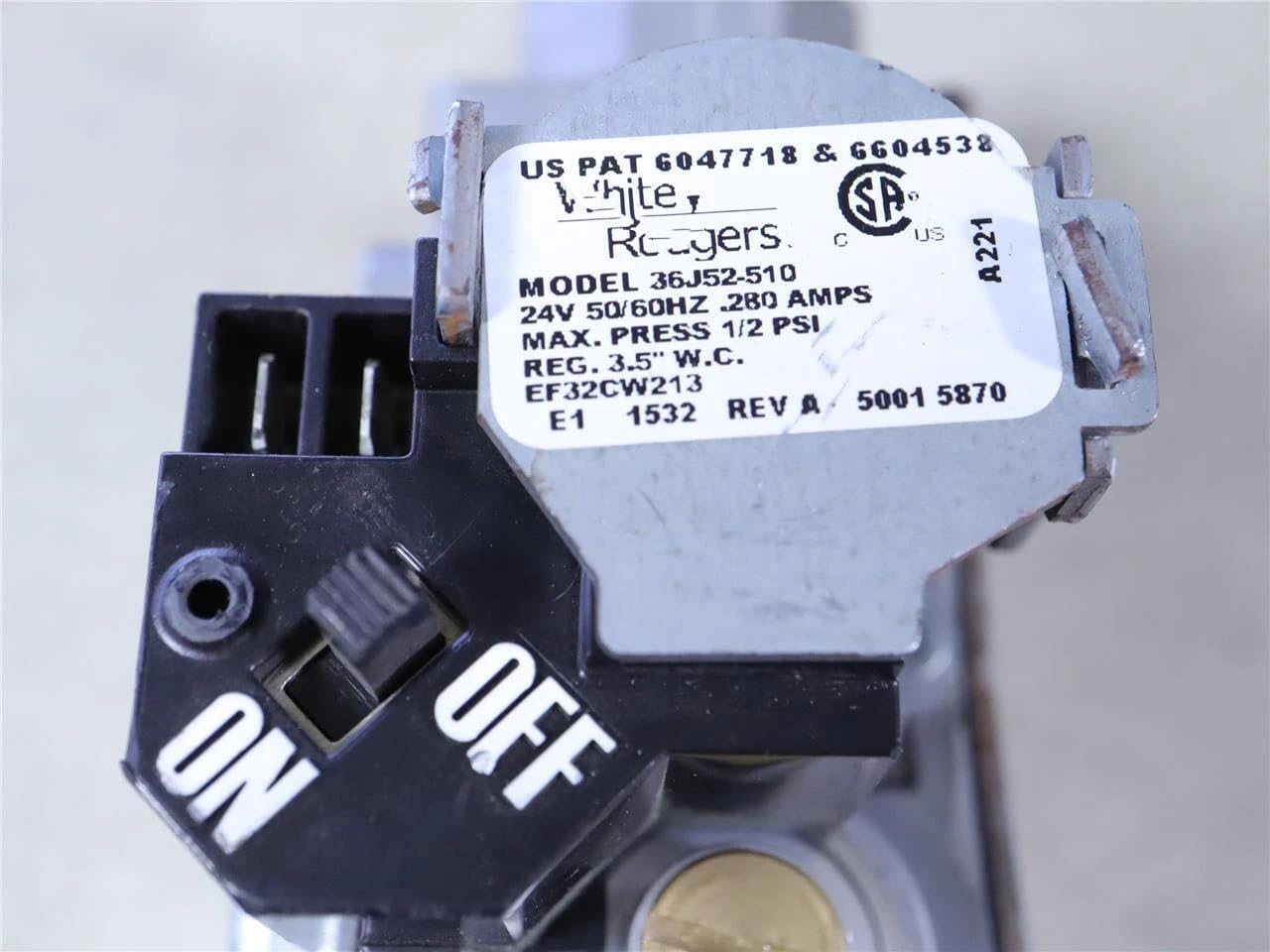 Amazon.com: Replacement for White Rodgers 36J52-510 Furnace Gas
